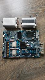 Apple Mac Pro Dual Processor Moederbord + CPU Koelers, Gebruikt, LGA 1366, DDR3, Ophalen of Verzenden