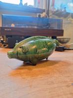 Antiek Groen Spaarvarken, Antiek en Kunst, Ophalen of Verzenden