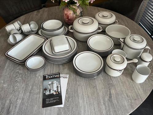 6 persoons thomas scandis servies, Huis en Inrichting, Keuken | Servies, Zo goed als nieuw, Bord(en), Overige stijlen, Porselein