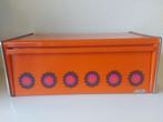 Vintage Brabantia broodtrommel (oranje), Verzamelen, Retro, Ophalen of Verzenden, Huis en Inrichting