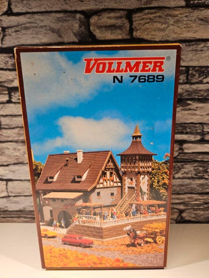 Vollmer bouwdoos Wijnkellerei drankenhandel N spoor trein 1, Hobby en Vrije tijd, Modeltreinen | N-Spoor, Nieuw, Brug, Tunnel of Gebouw