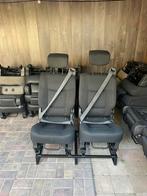 2p  bankje zwart stof 3p gordel isofix zelfbouwcamper, Ophalen