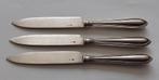 Zilveren Fruitmesjes Puntfilet - 3 Stuks, Ophalen, Zilver
