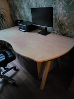 Groot bureau plus bijpassend kastje, Huis en Inrichting, Tafels | Eettafels, Ophalen of Verzenden, Zo goed als nieuw, Rechthoekig