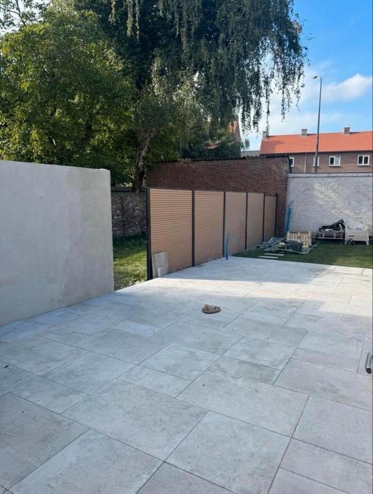 Beige/grijze tegels 60x90 en 60x60, Tuin en Terras, Tegels en Klinkers, Nieuw, Terrastegels, Keramiek, 5 tot 10 m², Ophalen