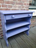 Paars kastje, Huis en Inrichting, Kasten | Ladekasten, Ophalen, 50 tot 100 cm, Zo goed als nieuw, 3 of 4 laden