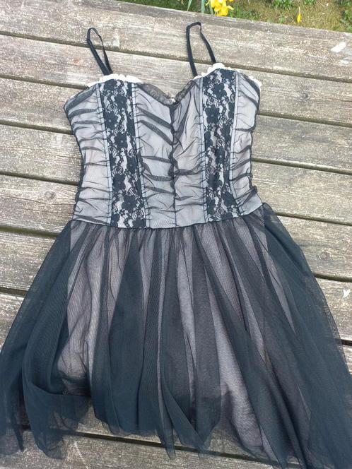 Zwarte (kerst) jurk maat s, Kleding | Dames, Gelegenheidskleding, Zo goed als nieuw, Cocktailjurk, Zwart, Ophalen of Verzenden