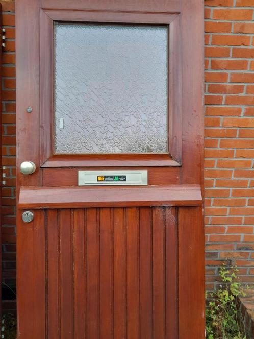 Achter en Voor deur, Doe-het-zelf en Verbouw, Deuren en Horren, Gebruikt, Binnendeur, 200 tot 215 cm, 80 tot 100 cm, Ophalen