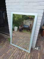 Grote spiegel met matte rand; 105x71 cm., Ophalen, Gebruikt, Overige typen, Minder dan 100 cm