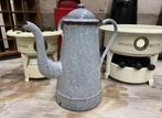 grijs gespikkelde emaille koffiepot, Ophalen of Verzenden