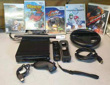 Nintendo wii games 5 stuks + console compleet beschikbaar voor biedingen