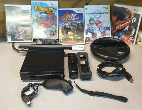 Nintendo wii games 5 stuks + console compleet, Spelcomputers en Games, Games | Nintendo Wii, Gebruikt, Overige genres, Ophalen of Verzenden