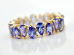 14 karaat goud Blauw Tanzaniet Designer Ring, Sieraden, Tassen en Uiterlijk, Edelstenen, Ophalen of Verzenden, Nieuw