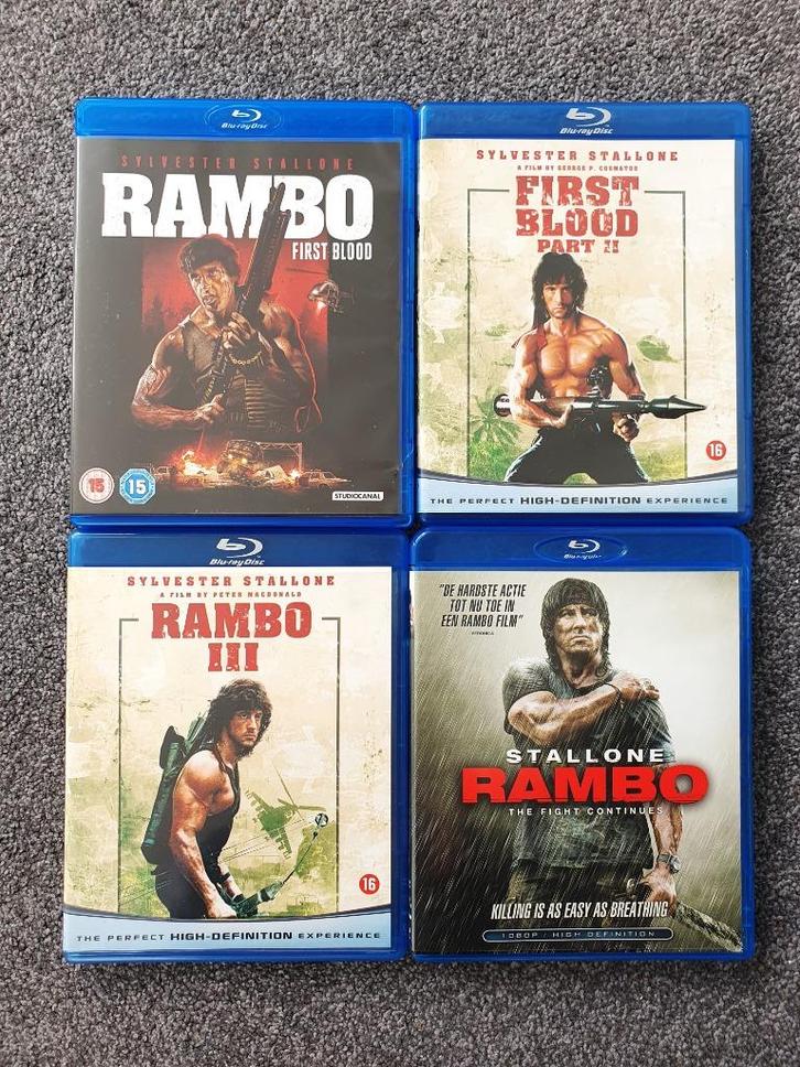 Rambo Collection, Cd's en Dvd's, Blu-ray, Actie, Ophalen of Verzenden