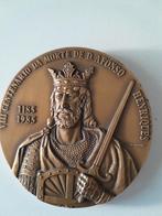 Bronzen penning Dom Afonso Henriques, Ophalen of Verzenden, Overige landen