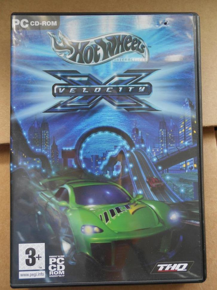 Hot Wheels pc cd-rom HotWheels velocity, Spelcomputers en Games, Games | Pc, Gebruikt, Racen en Vliegen, 1 speler, Vanaf 3 jaar