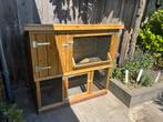 Zo goed als nieuw konijnenhok, Dieren en Toebehoren, Knaagdieren en Konijnen | Hokken en Kooien, 110 cm of meer, Ophalen of Verzenden