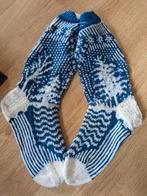 Handgebreide Noorse Sokken - Blauw/Wit, Overige typen, Blauw, Nieuw, Ophalen of Verzenden