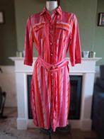 K-Design K Design rood roze jurk met riem L gratis verz, K-design, Verzenden, Paars, Maat 42/44 (L)