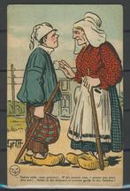 Humor Nostalgie 1920 Boer klompen GRIFF Ansichtkaart f-178b, Ophalen of Verzenden, Voor 1920, Gelopen, Overige thema's