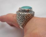 Zilveren royale modernist ring maat ruim 16.25 nr.166