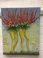 Gladiolen Mannequins Olieverf, Ophalen