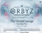 2 Tomorrowland VIP 19/07 Orchid lounge / orginal ticketprice, Twee personen