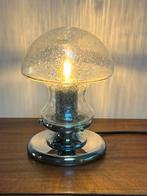 Vintage Baum Leuchten Tafellamp - Belletjesglas, Huis en Inrichting, Lampen | Tafellampen, Ophalen, Zo goed als nieuw, Glas, Minder dan 50 cm
