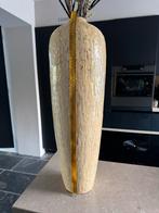 Parelmoer Vaas - 75cm Hoog, Ophalen, Overige materialen, Wit, Zo goed als nieuw