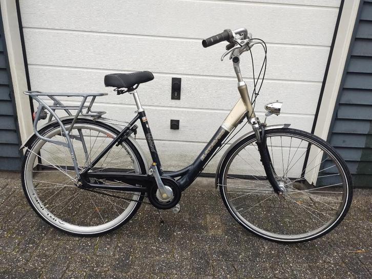 Fijne aluminium batavus damesfiets 48 cm frame, Fietsen en Brommers, Fietsen | Dames | Damesfietsen, Gebruikt, Batavus, Versnellingen
