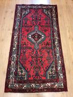 Vintage handgeknoopt perzisch tapijt hamadan 216x112, Info@SlatsAntiek.nl, Tweedehands, 100 tot 150 cm, Perzisch