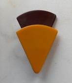 Vintage Art Deco broche, Verzenden, Gebruikt, 4 tot 7 cm, Overige materialen