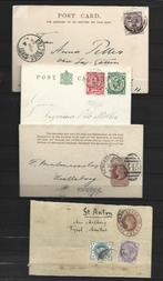 Engeland 4 oude poststukken 1892-1912, Postzegels en Munten, Verzenden, Envelop