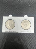 Lotje 2x Kennedy Half Dollar 1967 & 1969  United States, Postzegels en Munten, Munten | Amerika, Ophalen of Verzenden, Noord-Amerika