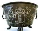 Jardiniere / bloempot met het wapenschild van Amsterdam, Ophalen of Verzenden