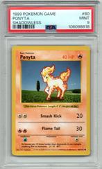 Ponyta Shadowless Psa 9 Base set 1999, Ophalen of Verzenden