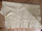 100% Wollen baby deken vanille geel 82x100, Ophalen of Verzenden, Zo goed als nieuw, 100 cm of meer, Deken