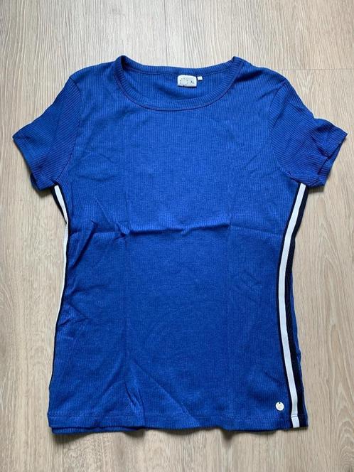 Anti Blue Rib Tee | Maat XL, Kleding | Dames, T-shirts, Zo goed als nieuw, Maat 46/48 (XL) of groter, Blauw, Korte mouw, Ophalen of Verzenden
