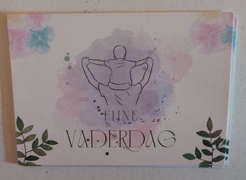 Fijne vaderdag kaart, Hobby en Vrije tijd, Kaarten | Zelfgemaakt, Nieuw, Overige thema's, Verzenden