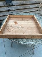 Houten Dienblad Vierkant 60x60cm, Ophalen, Gebruikt, Vierkant, Hout