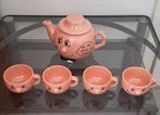 Thee servies met gezichtjes, Ophalen of Verzenden, Zo goed als nieuw, Overige stijlen, Aardewerk