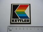 sticker oud Kettler logo skelter karts fiets retro, Verzenden, Zo goed als nieuw, Bedrijf of Vereniging