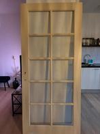 Glazen opdek deur te koop!, Ophalen of Verzenden, Zo goed als nieuw, Binnendeur, 200 tot 215 cm