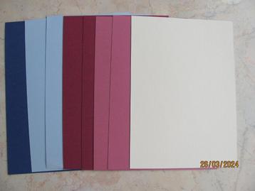 NIEUW 8 x enkele vellen PAPIER diverse kleuren 100 grams A6 beschikbaar voor biedingen