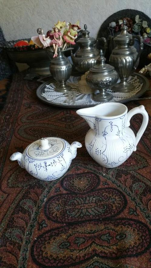suiker+melk boch la louviere serie copenhague, Antiek en Kunst, Antiek | Servies los, Ophalen