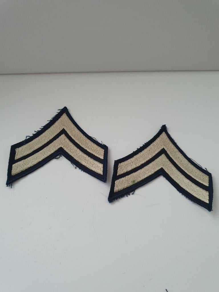 Repro US army korporaalsrangen, Ophalen of Verzenden, Landmacht, Amerika, Embleem of Badge