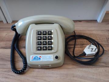 Vintage PTT T65-TDK nr. 4 telefoon druk toets telefoon beschikbaar voor biedingen