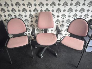 Bureaustoel met bijpassende stoelen