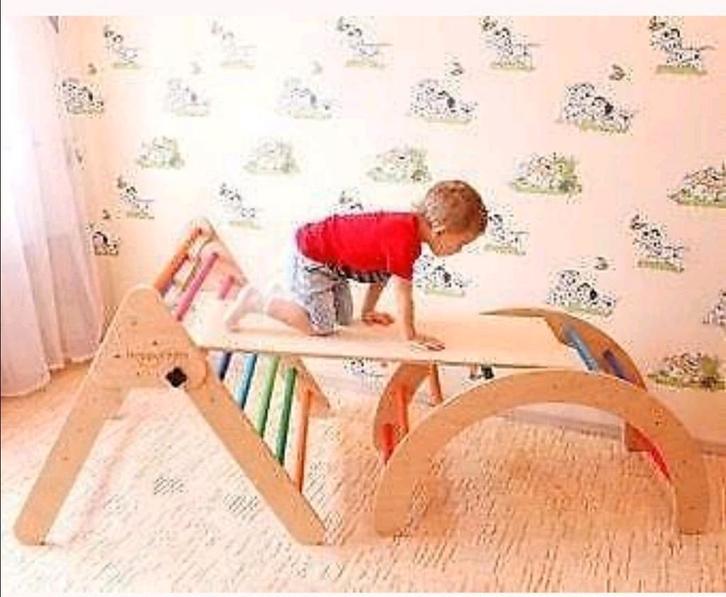 Te huur: Klimset XL, Kinderen en Baby's, Speelgoed | Houten speelgoed, Overige typen, Ophalen