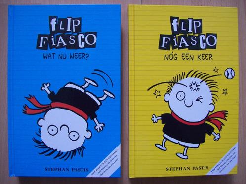 2x Flip Fiasco Wat nu weer ? / Nóg een keer - Stephan Pastis, Boeken, Kinderboeken | Jeugd | 10 tot 12 jaar, Nieuw, Ophalen of Verzenden